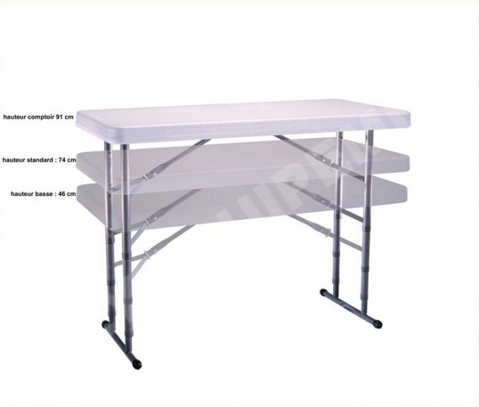 m table lifetime 122x60 ajustable