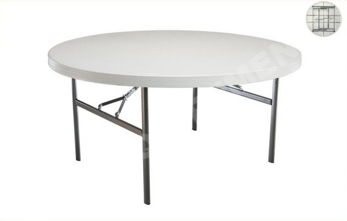 m table lifetime diametre 152